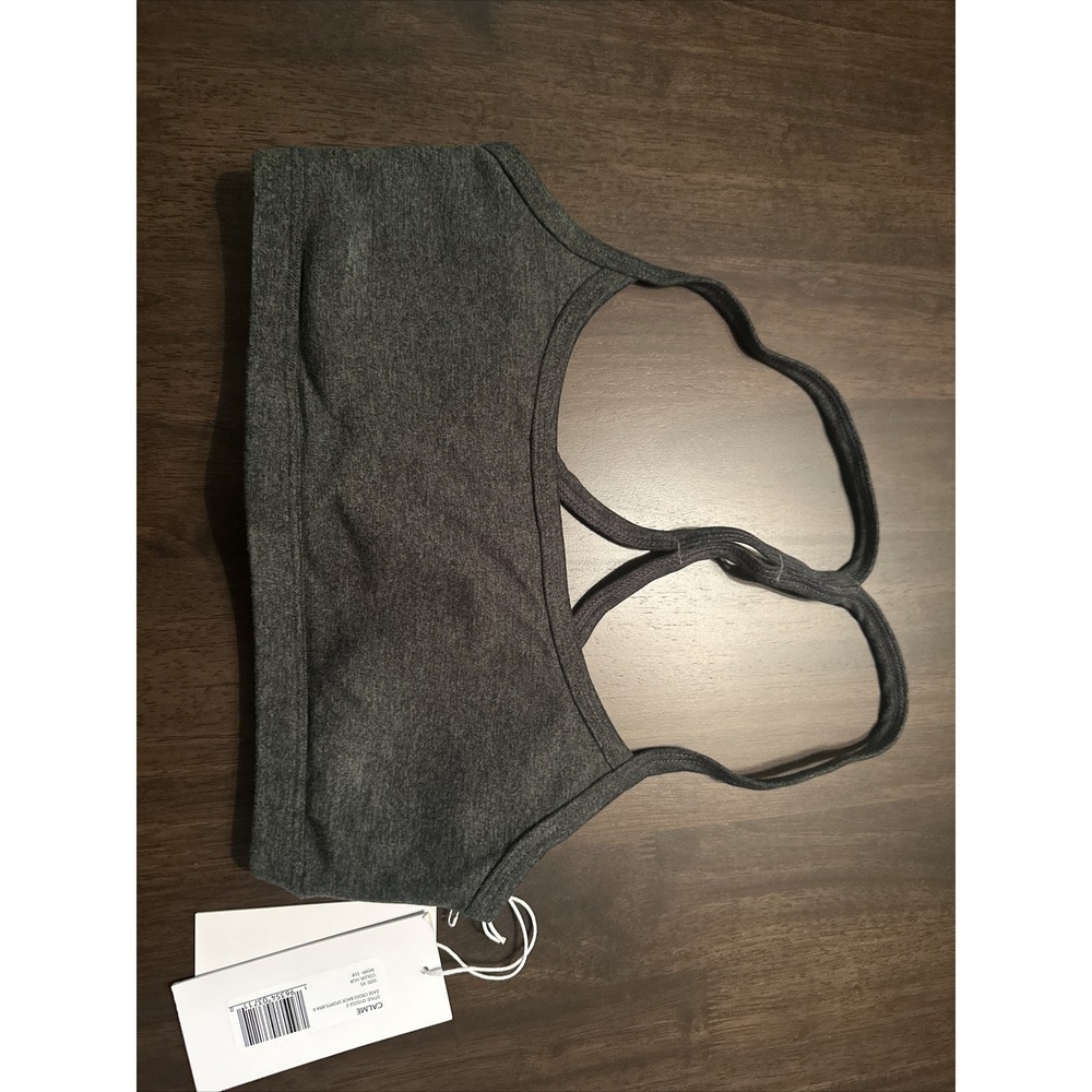 Johnny Was Calme Ease Cross Back Sports Bra II XSmall HGR Womens New with Tags